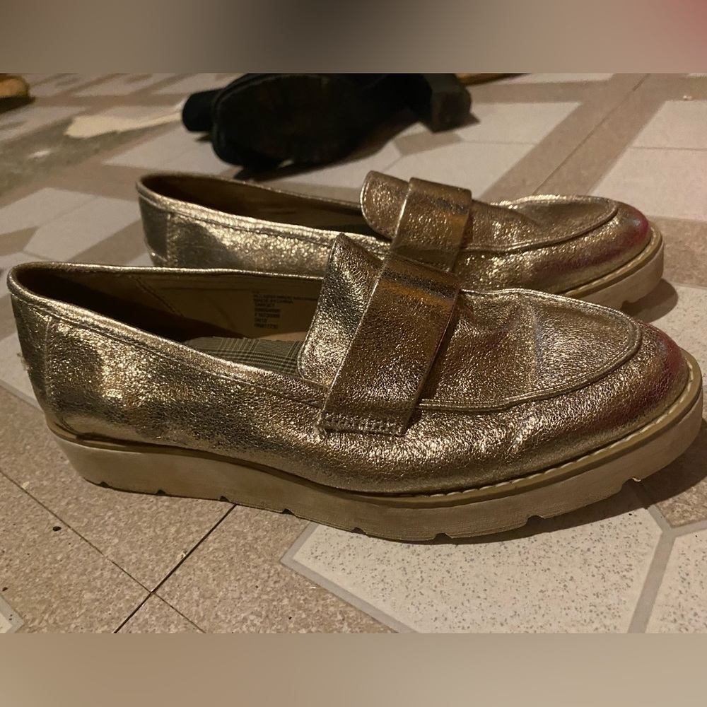 Metallic gold loafers - Size 10 - 'A New Day' brand (Target)